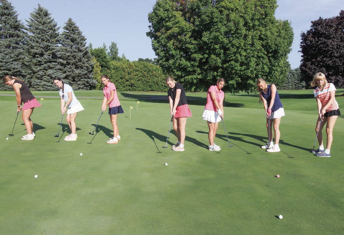 Leland girls golf swings into season Leland girls golf swings into season