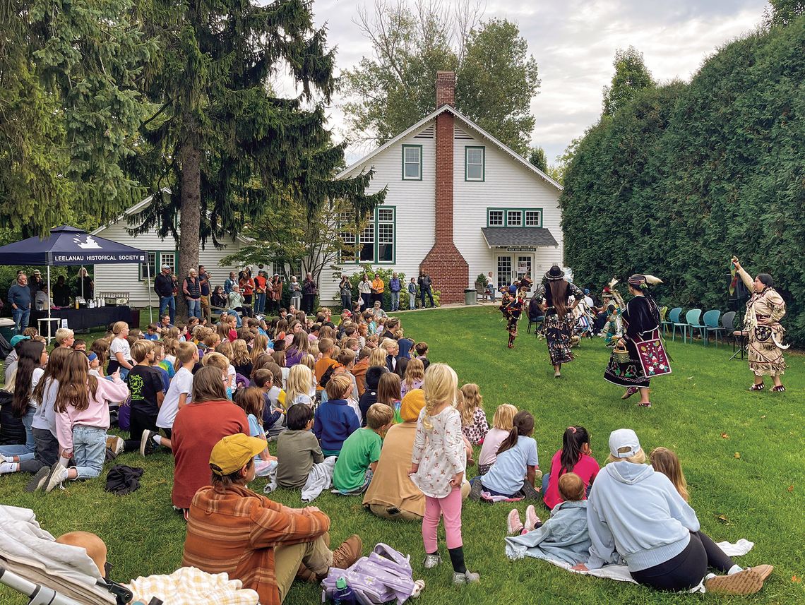 Leland Public School elementary students and community members