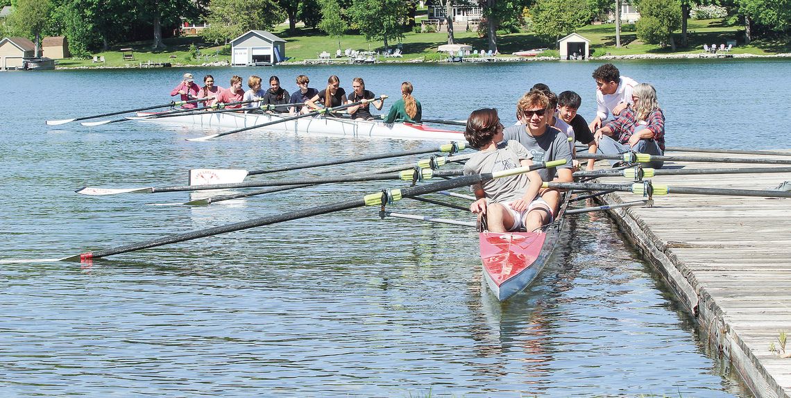 Leland Public School students got a lesson in rowing with the Lake Leelanau Rowing Club (LLRC) at Fountain Point Resort Leland Public School students got a lesson in rowing with the Lake Leelanau Rowing Club (LLRC) at Fountain Point Resort. The LLRC continues to partner with NMC Extended Ed and it’s not too late to register for the NMC Rowing Camp on July 11-27. The next learn-to-row class is open to the pu...