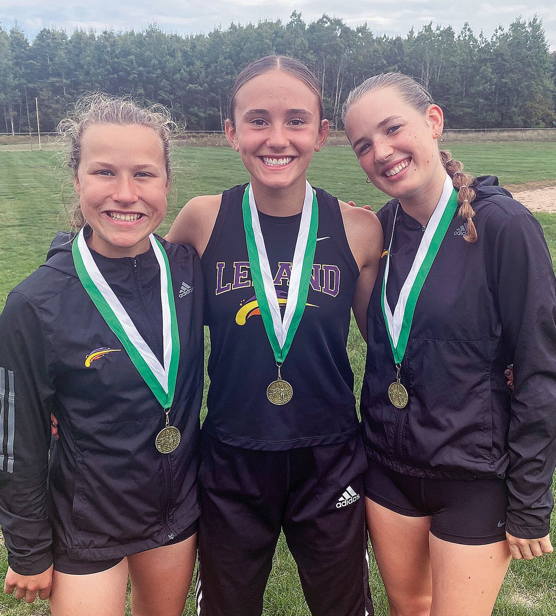 Leland thinclads take home eight medals; Lakers dominate at home meet