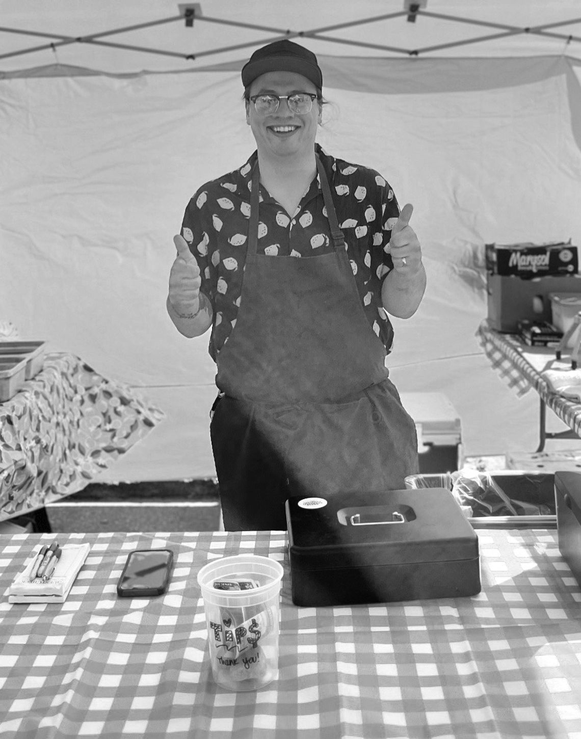 Christian Yaple, owner of Leelanau Lemonade, makes a refreshing beverage in his first year of business. Courtesy photo