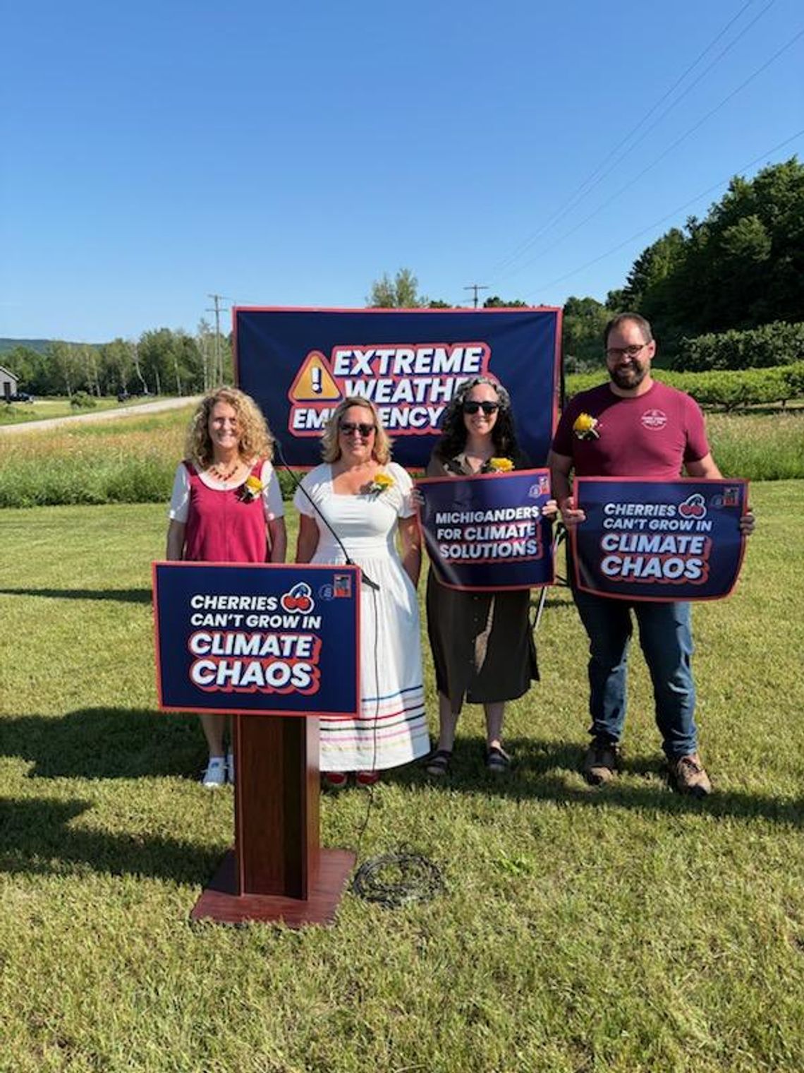 Local cherry farmers speak about extreme weather