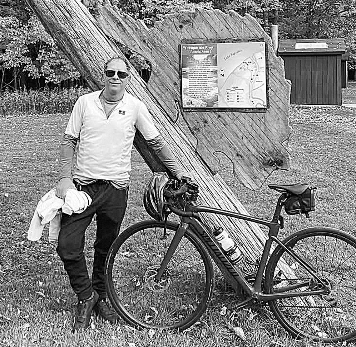 Local plumber trains for an annual bike tour