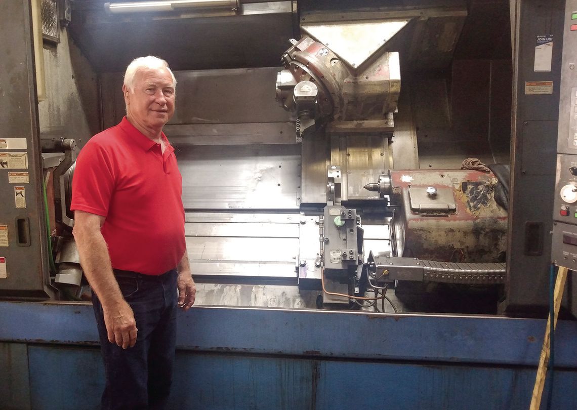 Don Allington of Master Craft Tool &amp; Extrusion says their list of customers includes some of the largest producers of aluminum in the world. Enterprise photo by Zachary Marano