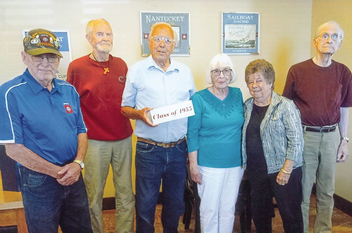Members of Suttons Bay High School’s Class of 1955 recently held a reunion Members of Suttons Bay High School’s Class of 1955 recently held a reunion