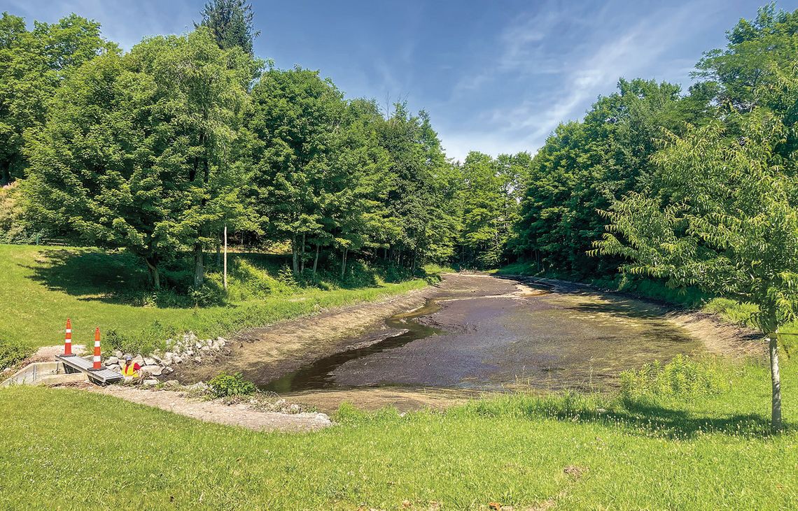 Mill Pond Dam inspection this week Mill Pond Dam inspection this week