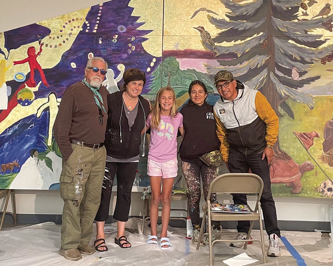 Mural honors Indigenous people of Grand Traverse region