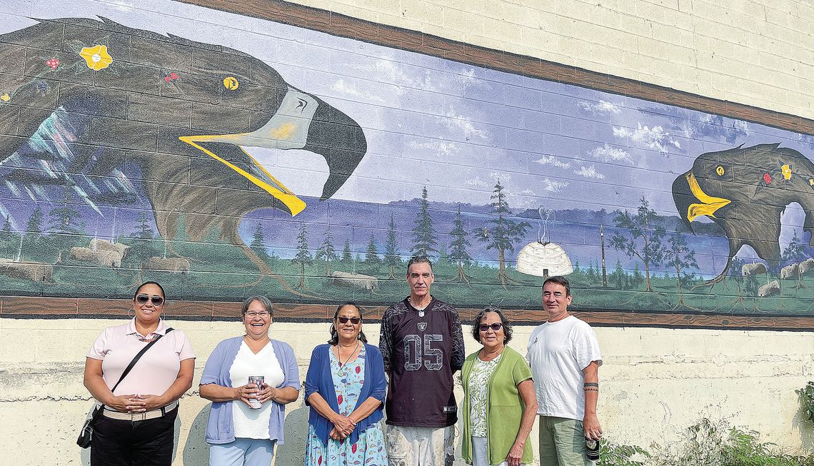 New ‘Eagletown’ mural unveiled on Boardman Lake Loop Trail