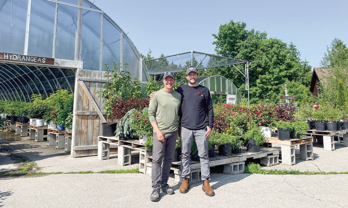 New Peninsula Perennials Nursery owners