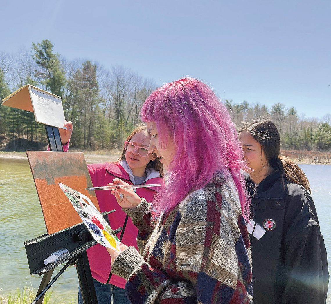 Npt. school hosts first plein air paint out, poetic retreat