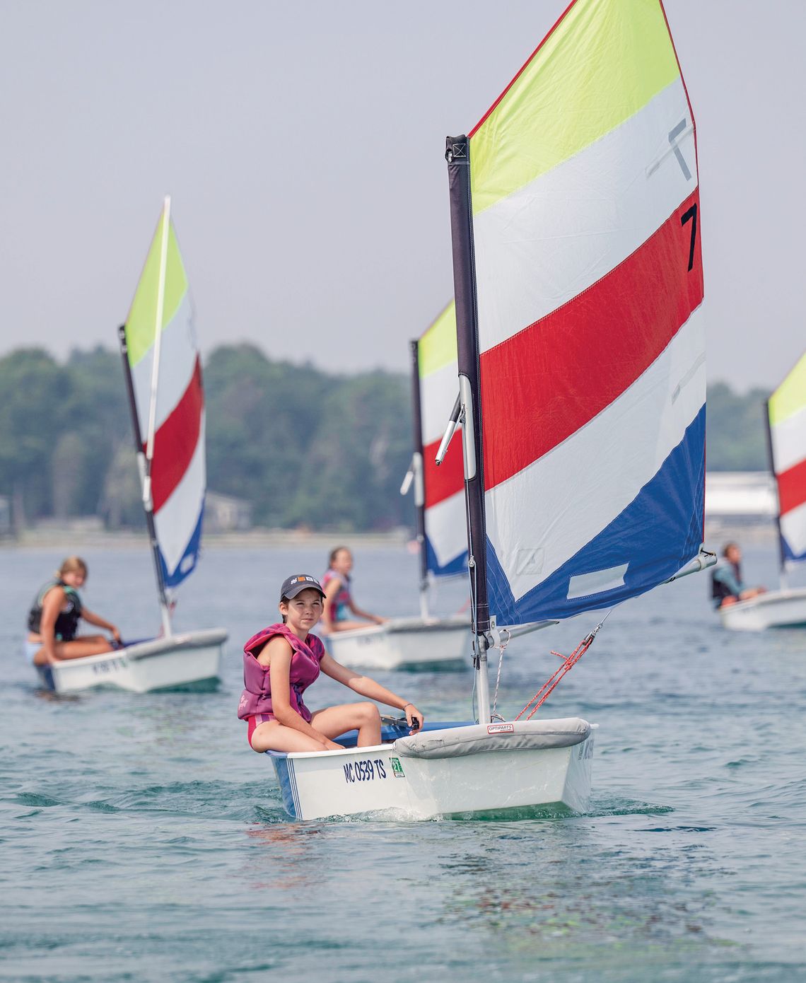Npt. youth saling school is in the wind