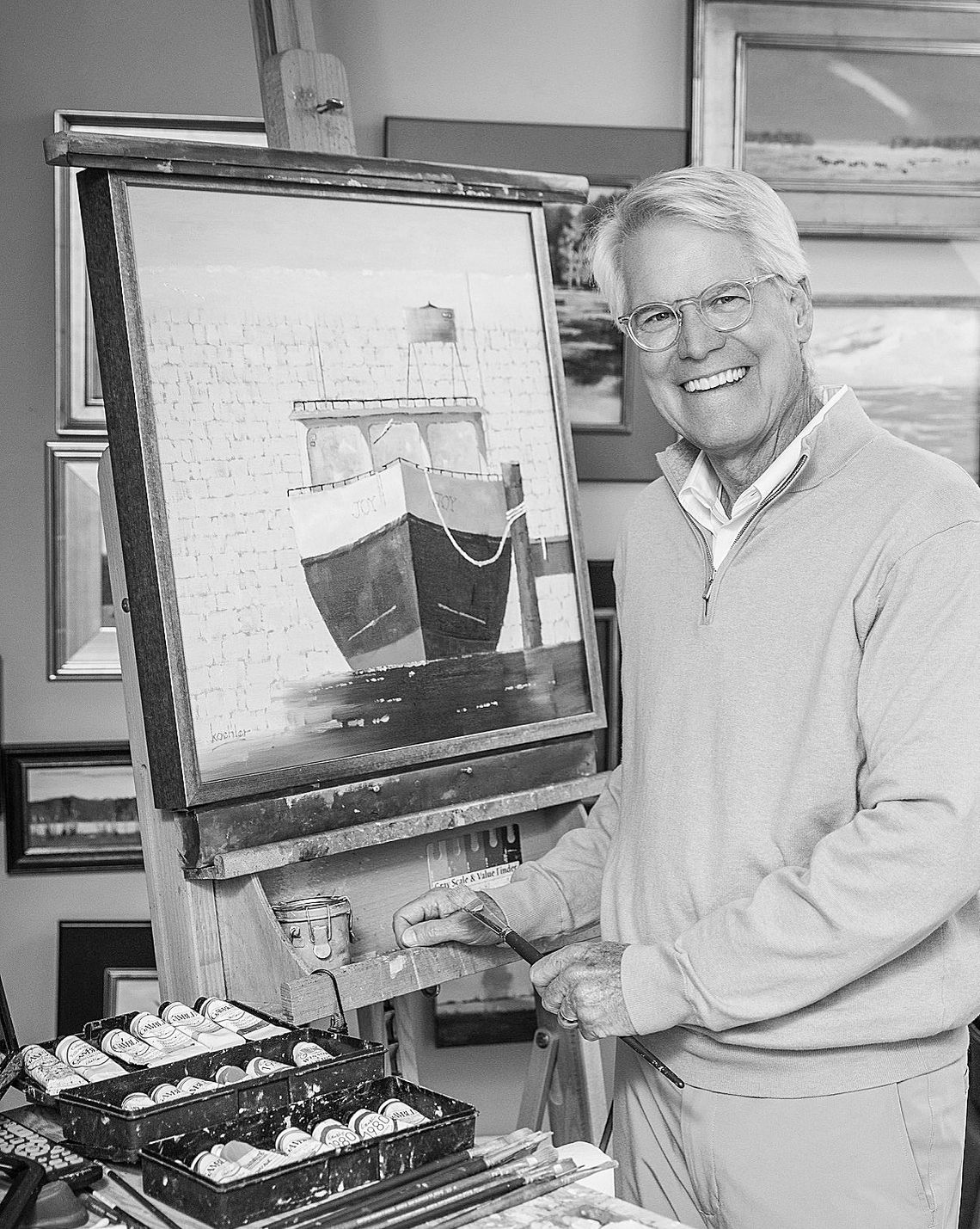 Painting as a creative outlet Painting as a creative outlet