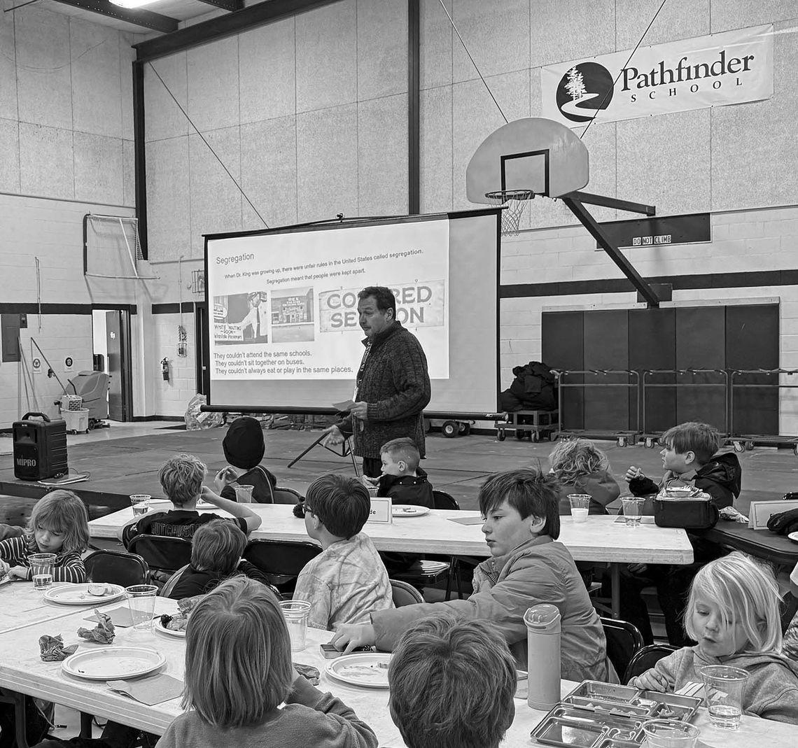 Pathfinder students honor MLK Monday