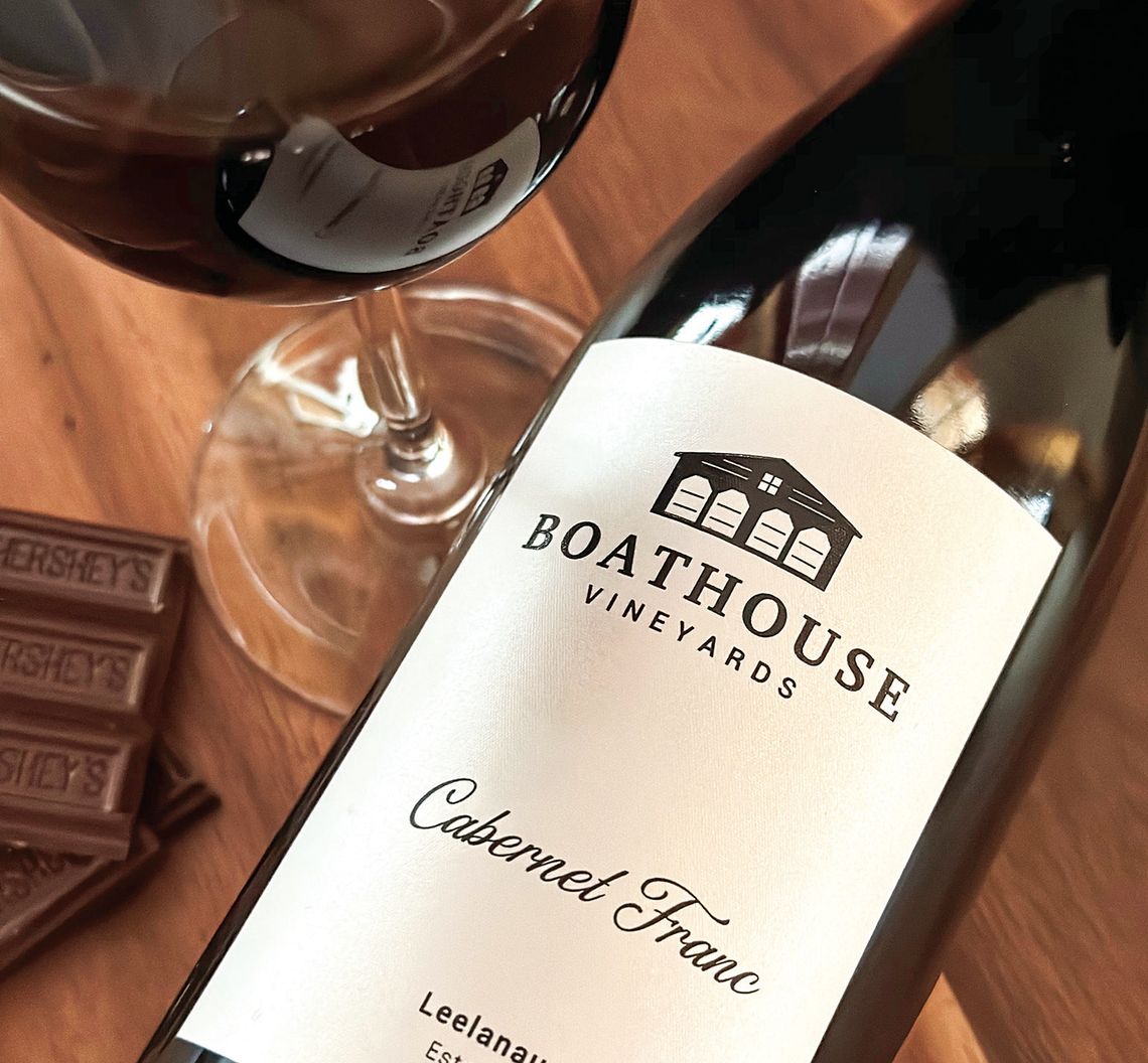 Boathouse Winery of Lake Leelanau won judge’s award for its 2022 Cabernet Franc at the 2024 TEXSOM International Wine Competition. Courtesy photo