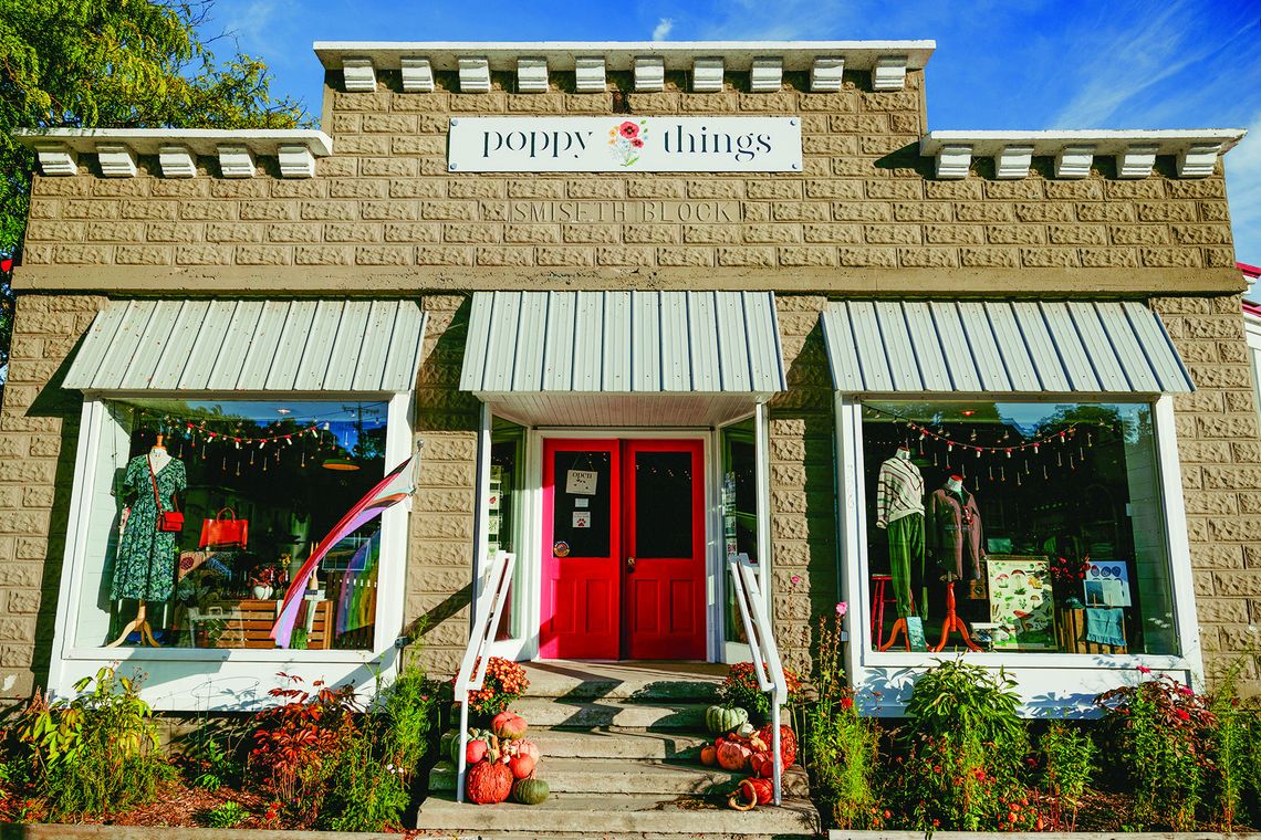 Poppy Things is a cornerstone of Suttons Bay shops since opening in fall 2019. Photo courtesy of Courtney Kent Photography