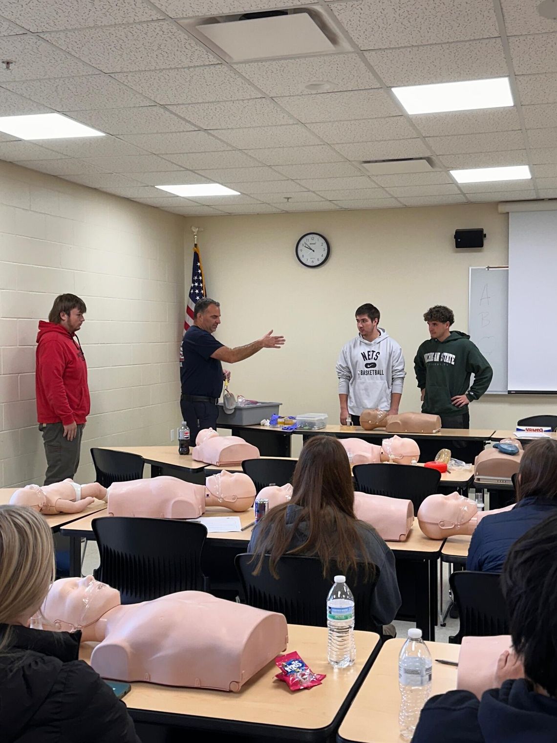 S-B students complete CPR training