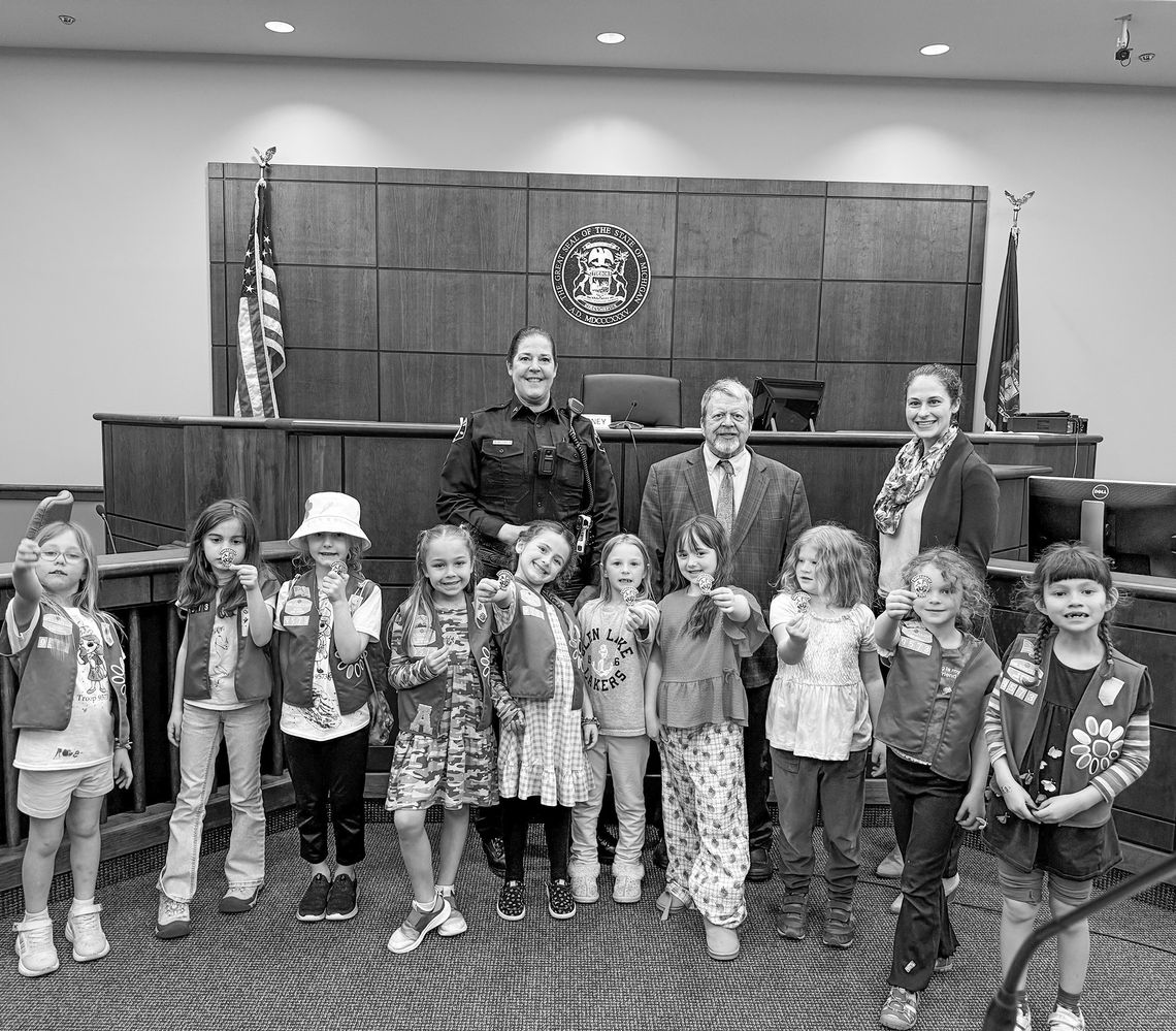 Scouts from Troop 9573 of Glen Lake Schools