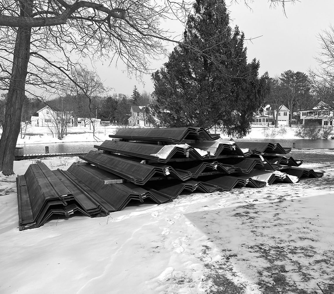 Seawall replacement project underway