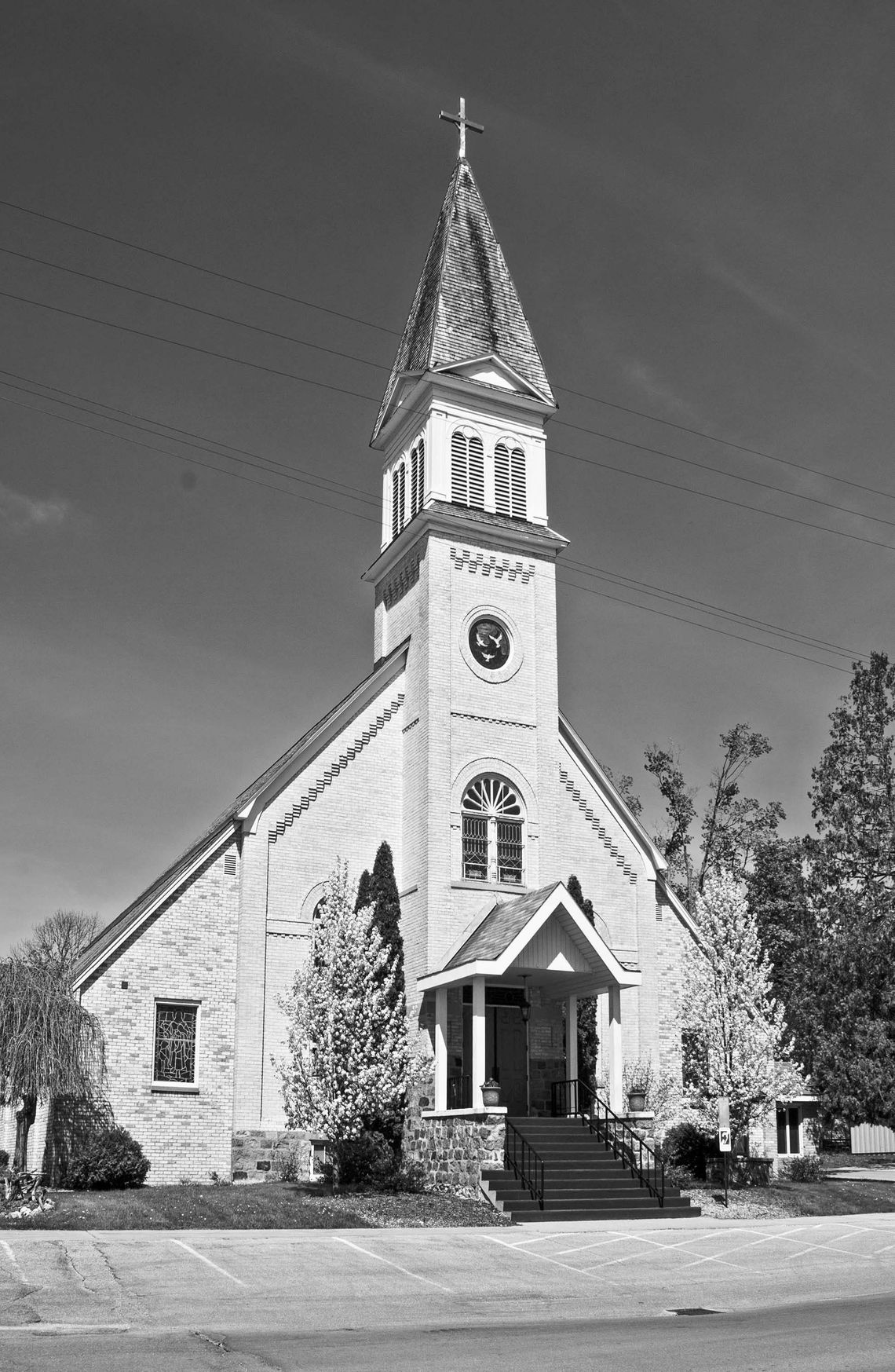 Settlers celebrate Mass in homes, the church