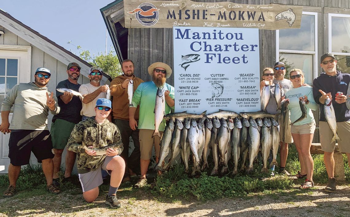 Slammin’ Salmon in Lake Michigan