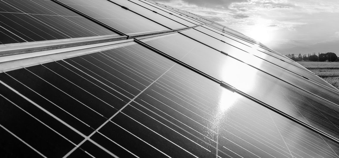 Solar panels. Stock photo
