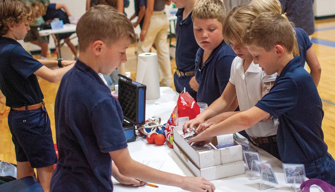 St Mary School held its annual 4th Grade Student Market event Tuesday St Mary School held its annual 4th Grade Student Market event Tuesday