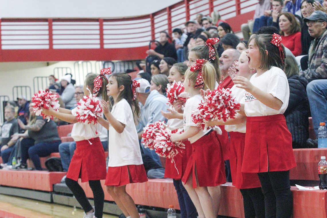 Suttons Bay boys basketball (0-1) were cheered on by youth cheerleaders at Tuesday’s season-opener against TC Christian (1-0). The Norsemen lost 41-57 against the Sabres. Suttons Bay senior Grayson Opie led with 22 points, 11 rebounds; Urijah TwoCrow 11 points, 3 steals; Zachariah Raphael...