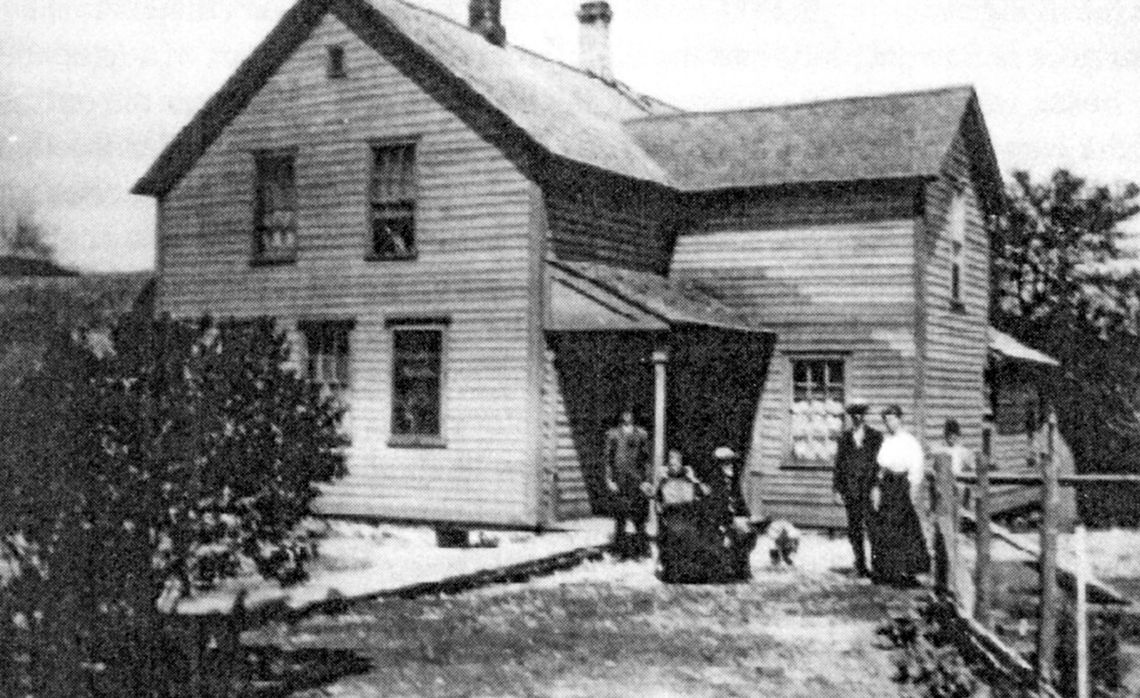 The Bufka home around 1900. Courtesy photo