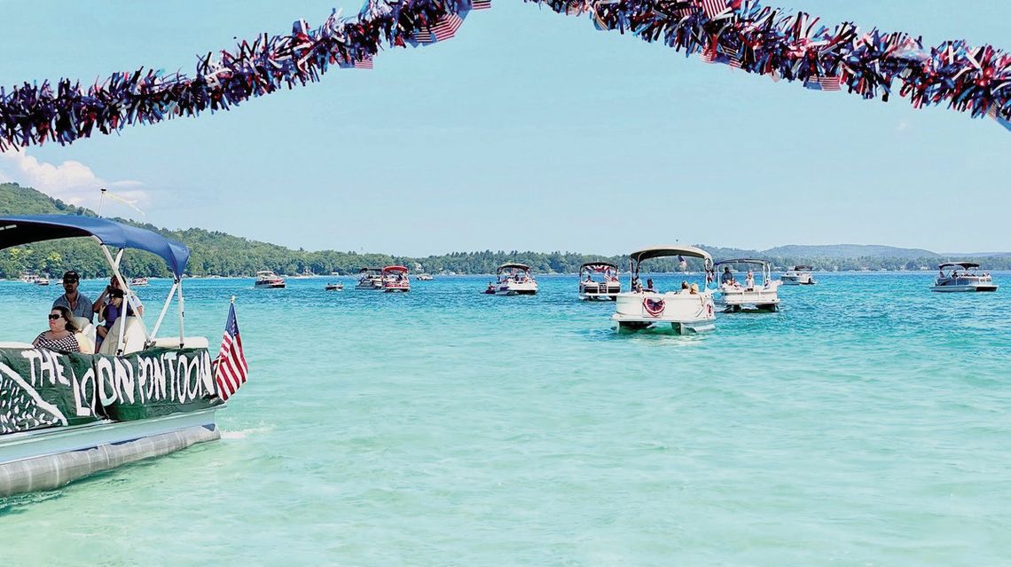 The Glen Lake Boat Parade