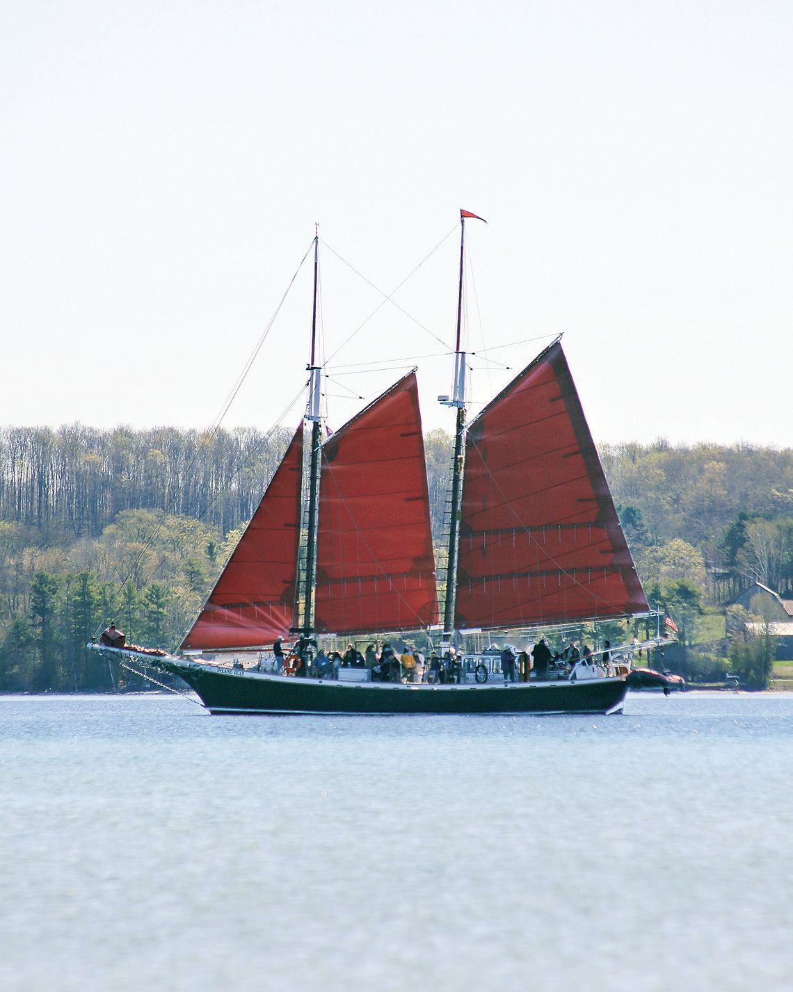 The Inland Seas had its first sail last week as weather warmed.