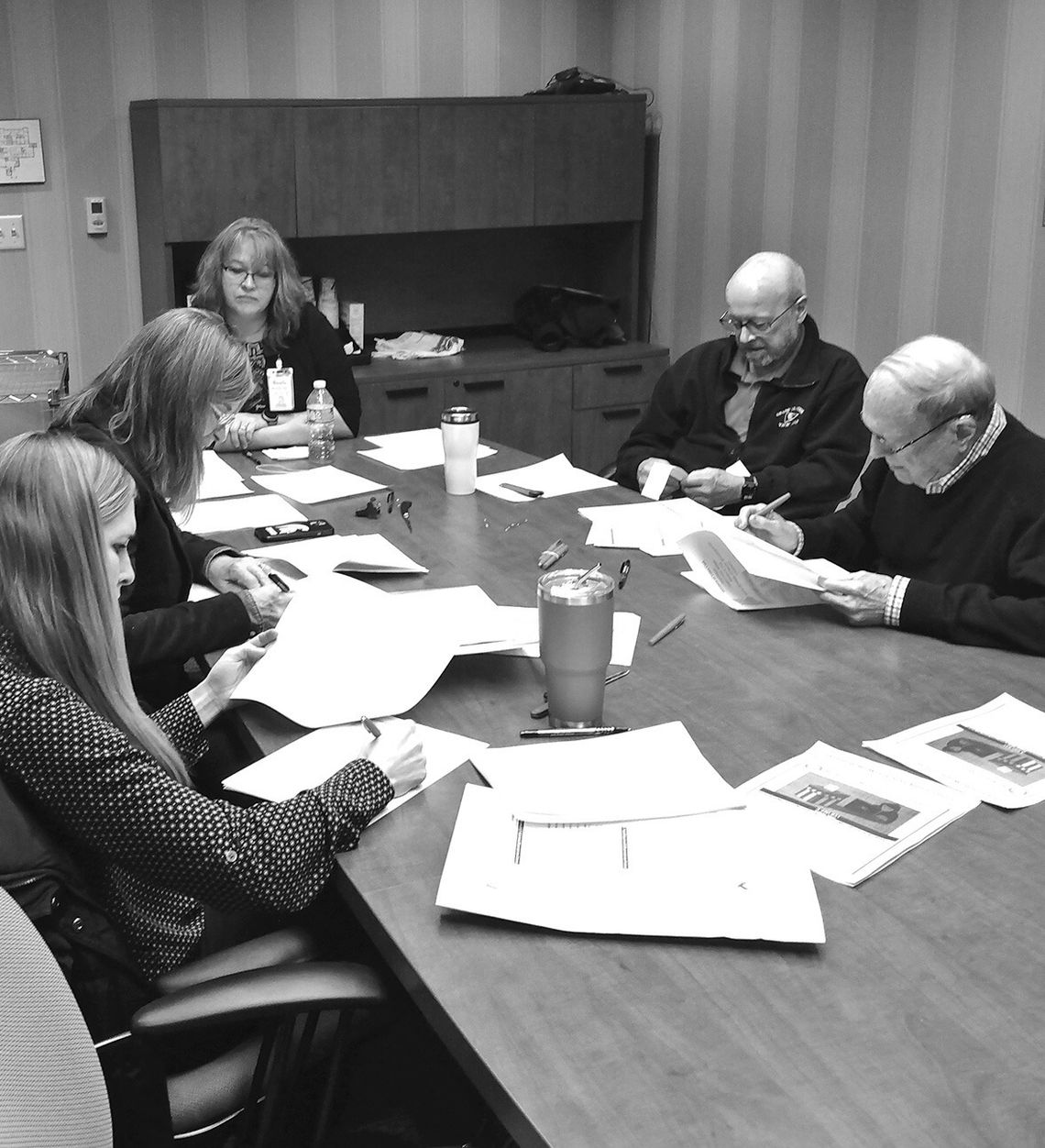 The Leelanau County Board of Canvassers is hard at work at the county government center Thursday morning certifying the results from the Feb. 27 presidential primary election. The board did not finish its work at the Feb. 29 meeting and reconvened Wednesday after publication time. If the r...