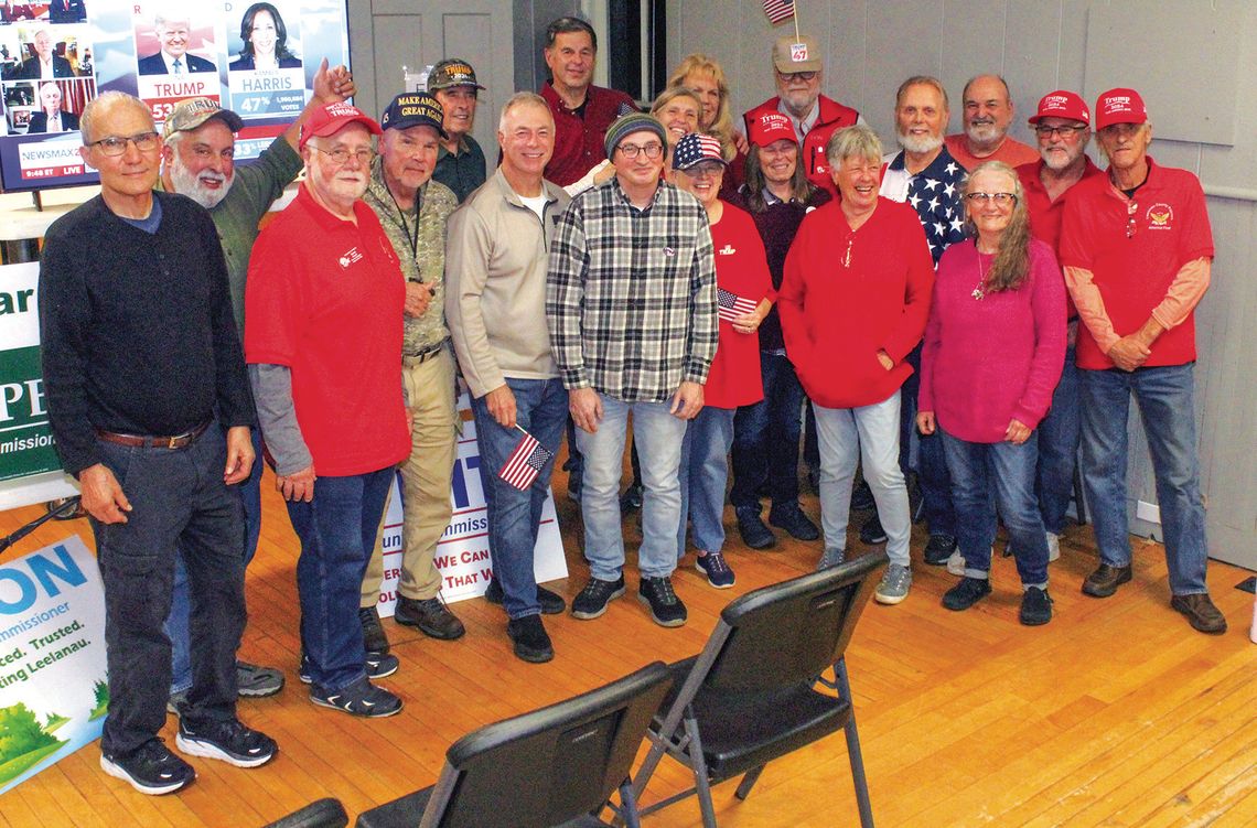 The Leelanau Republican Party The Leelanau Republican Party gathered at the Friendship Center in Suttons Bay Tuesday for a watch party of the state and federal elections, while waiting to hear their fate in various local elections. Enterprise photo by Brian Freiberger