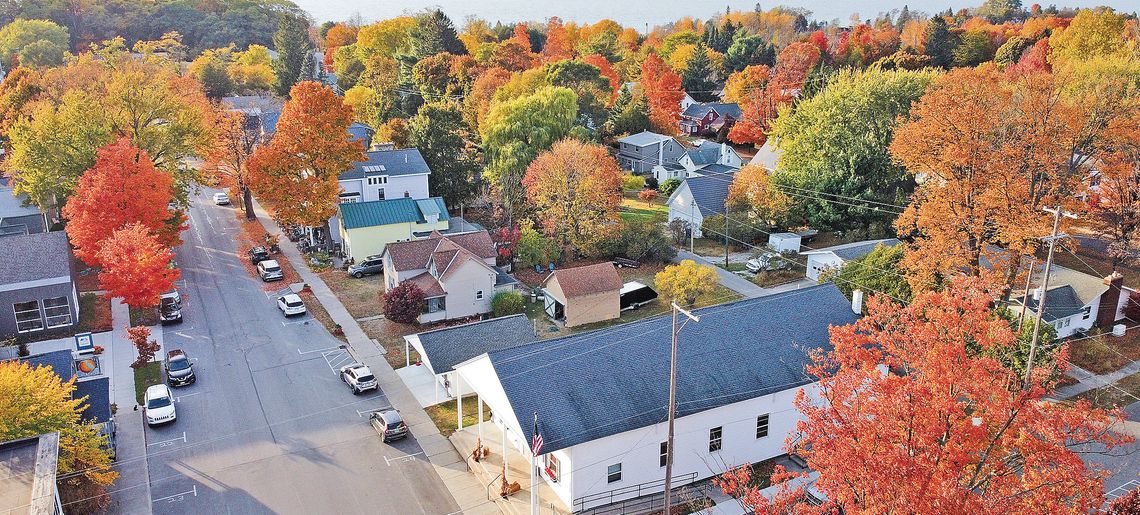 The sleepy village of Empire was awash with color as the season change. Enterprise photo by Brian Freiberger