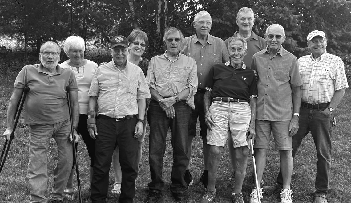 The Suttons Bay class of 1964 recently held their 60th class reunion at the home of John and Midge Werner of Bingham Township. Attending class members were back row from left: Janet Kiessel, Laura Franke, David Gill and Larry Collins; front row, from left Randy Nelson, Jim O’Non, Rex Core,...