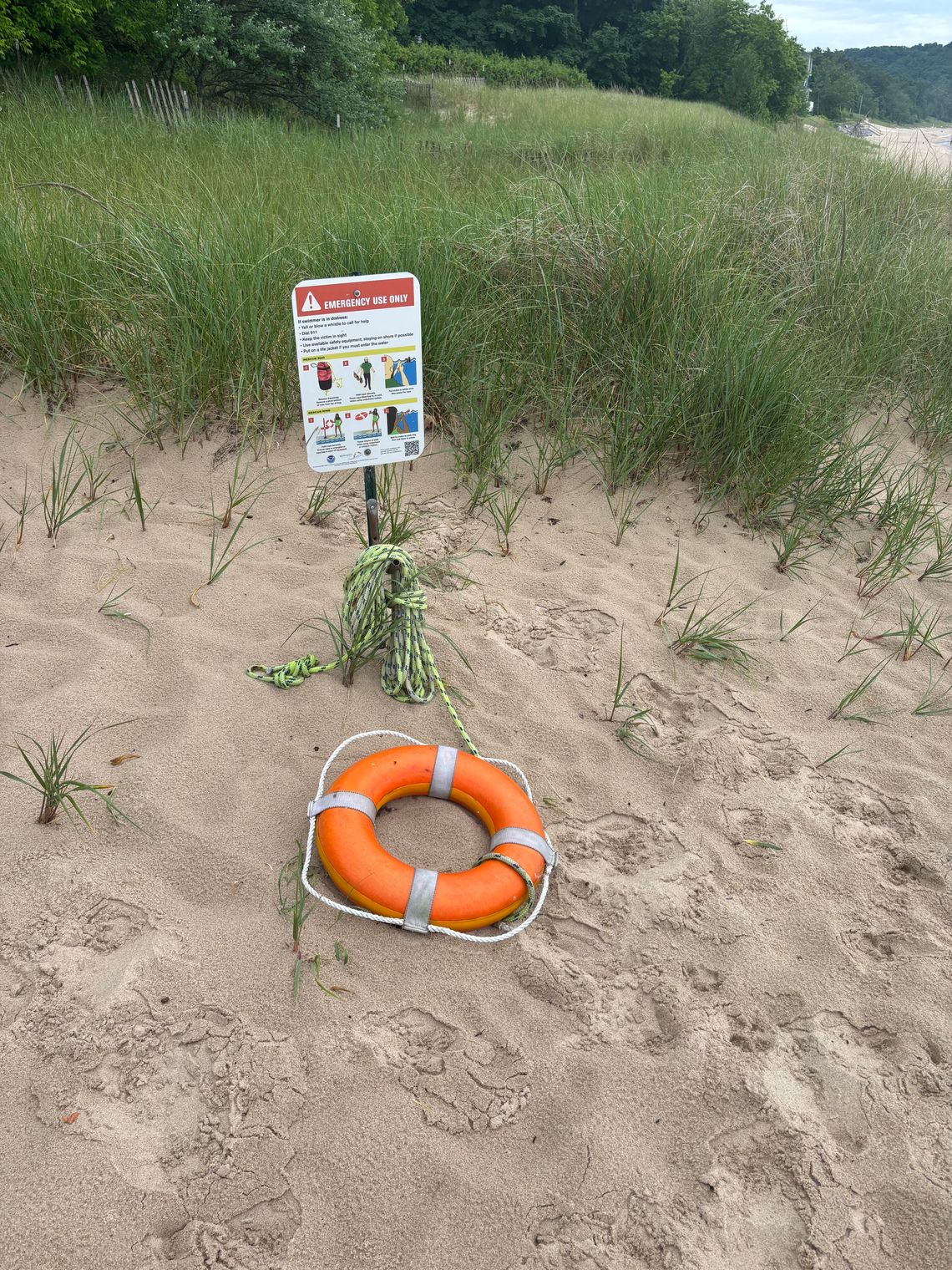 Water safety concerns; warm weather, cold water
