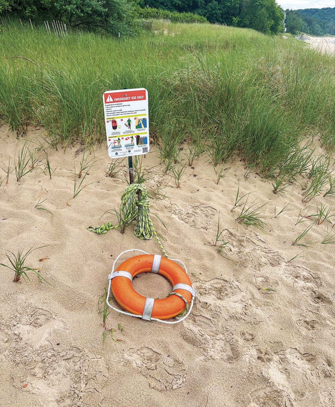 Water safety concerns; warm weather, cold water