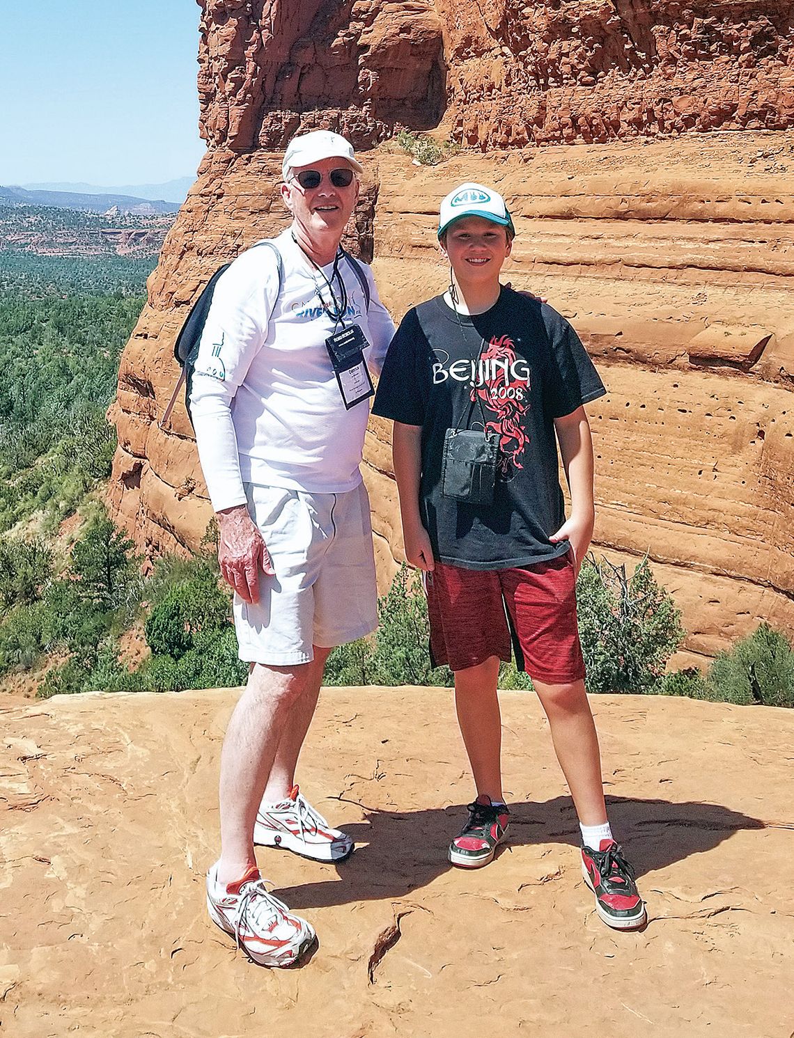 Omena resident Dennis Armbruster and his grandson Aiden, from Lansing, enjoyed a 9-day trip to Arizona, which included Phoenix, Sedona, cliff dwellings, and the South Rim of the Grand Canyon. The highlift was a 37-mile raft trip down the Colorado River. Courtesy photo